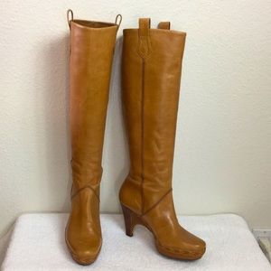 Cole Haan Kenna Tan Leather Knee High Boot Sz 6.5